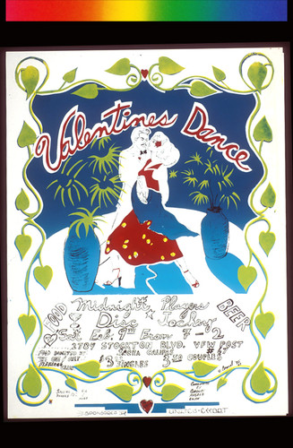 Valentines Dance, Announcement Poster for