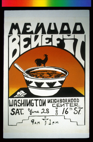Menudo Benefit, Announcement Poster for