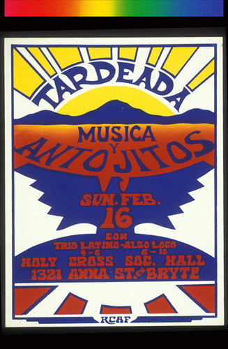 Tardeada, Announcement Poster for