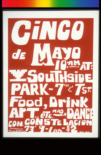 Cinco de Mayo, Announcement Poster for