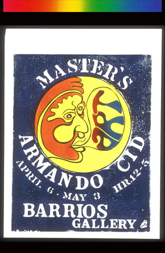 Master's Armando Cid, Announcement Poster for