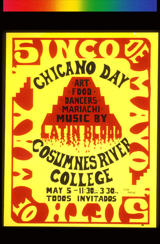 5 de Mayo Chicano Day, Announcement Poster for