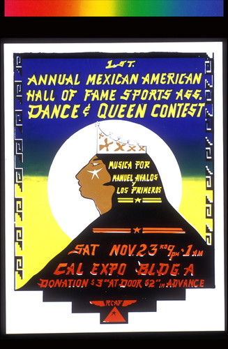 1st Annual Mexican American Hall of Fame, Announcement Poster for