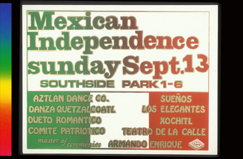 Mexican Independence, Announcement Poster for