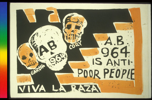 AB 964 Is Anti-Poor People, Announcement Poster for