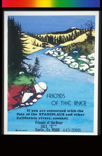 Friends of the River, Announcement Poster for