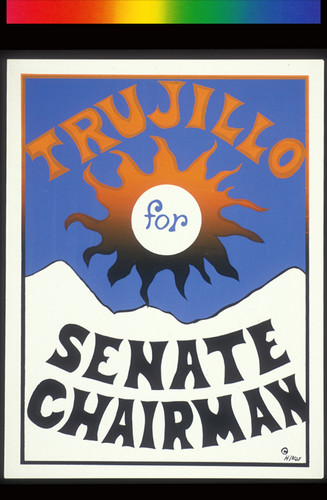 Trujillo for Senate Chairman, Announcement Poster for