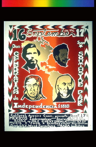 Celebración de Independencia de 1810, Announcement Poster for