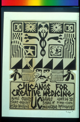 Chicanos for Creative Medicine, Announcement Poster for