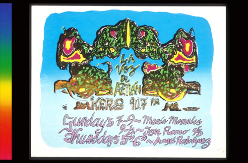 La Voz de Aztlán, Announcement Poster for