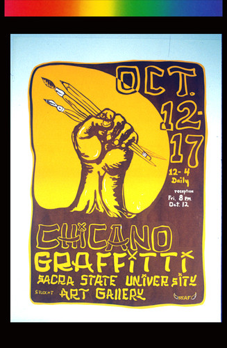 Chicano Graffiti, Announcement Poster for