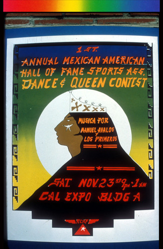 1st Annual Mexican American Hall of Fame, Announcement Poster for