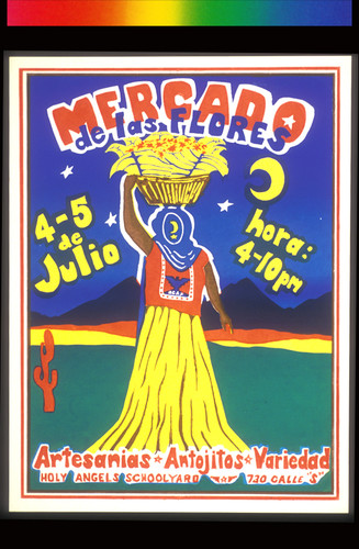 Mercado de las Flores, Announcement Poster for