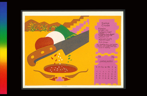 Salsa Cruda; from Calendario De Comida 1976