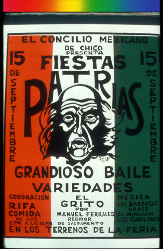 Fiestas Patrias, Announcement Poster for