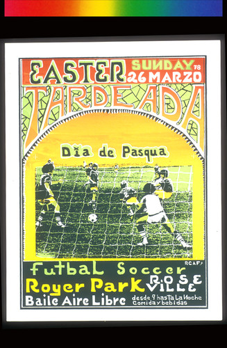 Easter Tardeada, Announcement Poster for