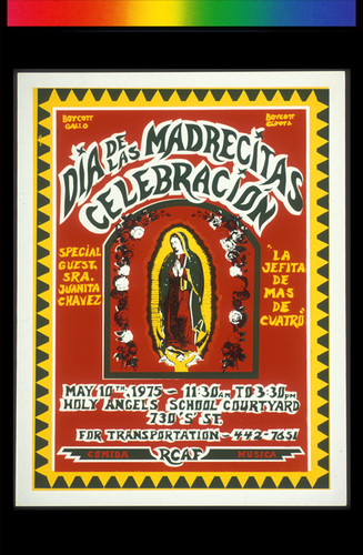 Día de las Madrecitas Celebración, Announcement Poster for