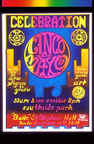 Celebración Cinco de Mayo, Announcement Poster for