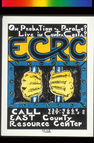 On Probation Or Parole? ECRC, Announcement Poster for