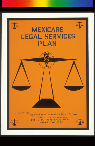 Mexicare Legal Services Plan, Announcement Poster for