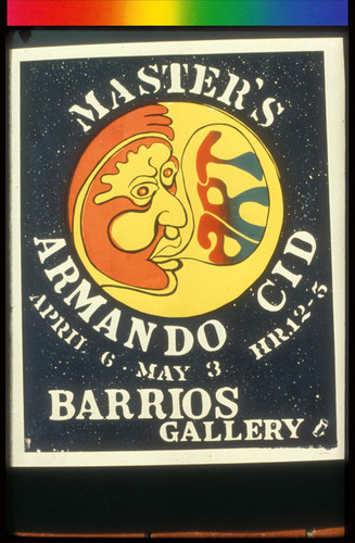 Master's Armando Cid, Announcement Poster for