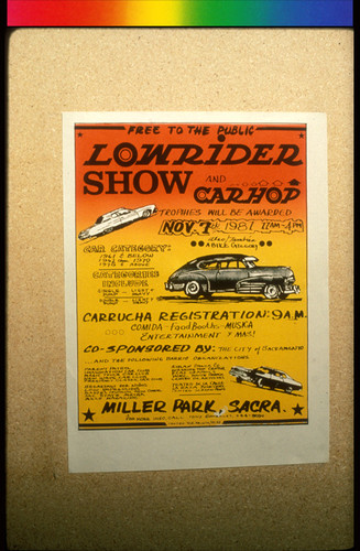Lowrider Show, Announcement Poster for
