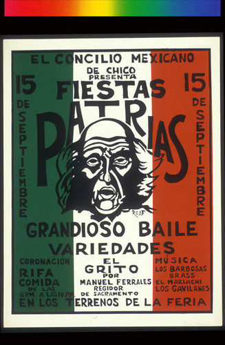 Fiestas Patrias, Announcement Poster for