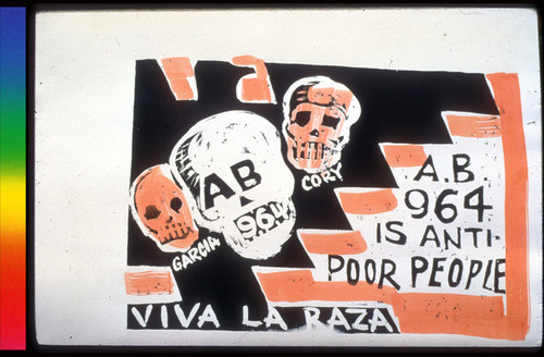 AB 964 Is Anti-Poor People, Announcement Poster for