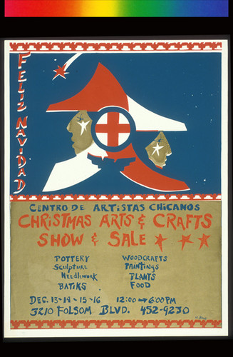 Christmas Arts & Crafts Show & Sale, Announcement Poster for