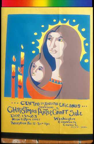 Christmas Art & Craft Sale, Announcement Poster for