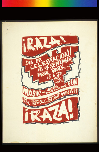 Raza, Announcement Poster for