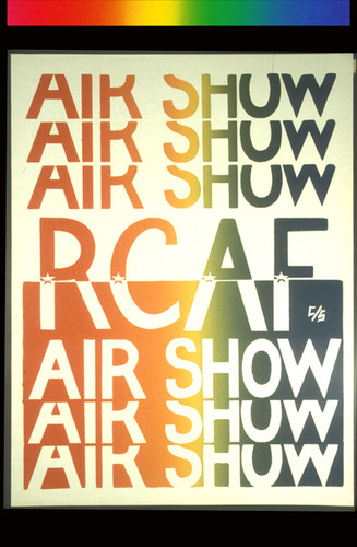 Air Show, Announcement Poster for