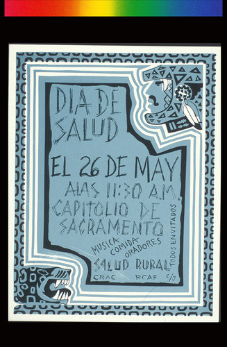 Día de Salud, Announcement Poster for