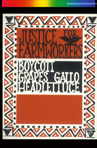 Justice for Farmworkers, Announcement Poster for