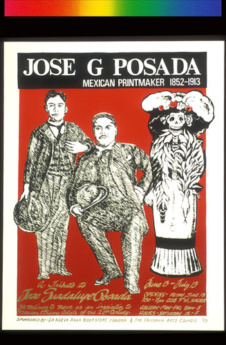 A Tribute to José Guadalupe Posada, Announcement Poster for