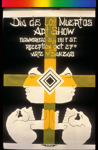 Día de los Muertos Art Show, Announcement Poster for