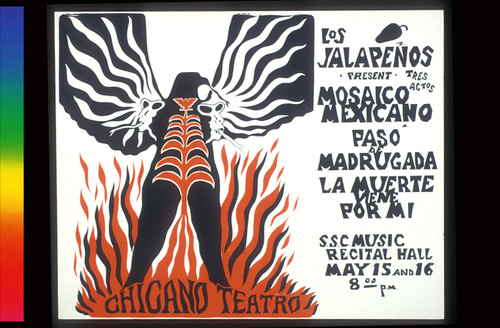 Chicano Teatro, Announcement Poster for