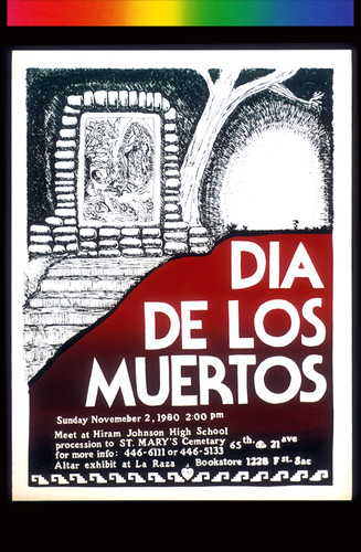 Día de los Muertos, Announcement Poster for