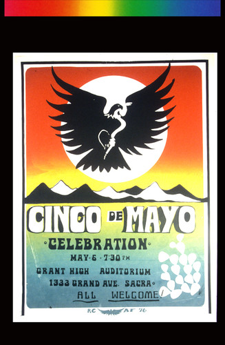 Cinco de Mayo Celebration, Announcement Poster for