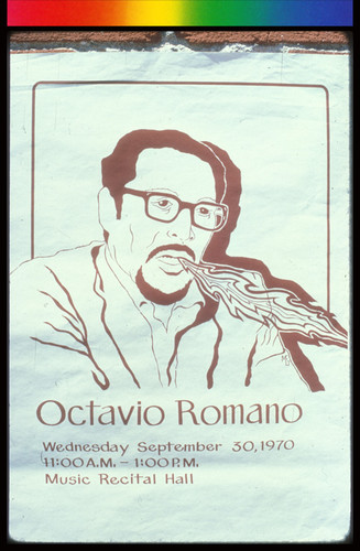 (title unknown) [Octavio Romano, Announcement Poster for]