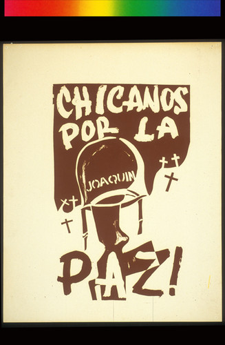 Chicanos por la Paz, Announcement Poster for