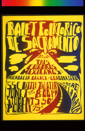 Ballet Folklorico de Sacramento, Announcement Poster for