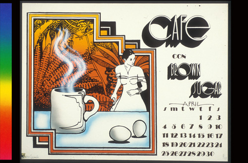 Cafe con Brown Sugar; from Calendario De Comida 1976