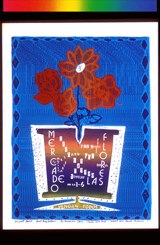 Mercado de las Flores, Announcement Poster for