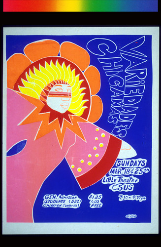 Variedades Chicanas, Announcement Poster for