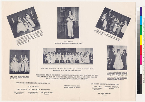 Señorita Mexico de Los Angeles 1962 = Miss Mexico of Los Angeles 1962