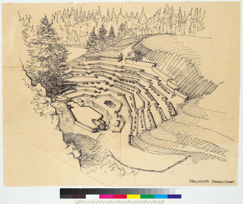 University of California, Santa Cruz: Quarry Area (Theater), Santa Cruz, CA, 1968