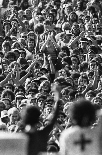 Crowd at the Rolling Stones concert