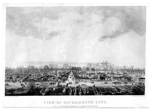 Sacramento City View During the Great Flood