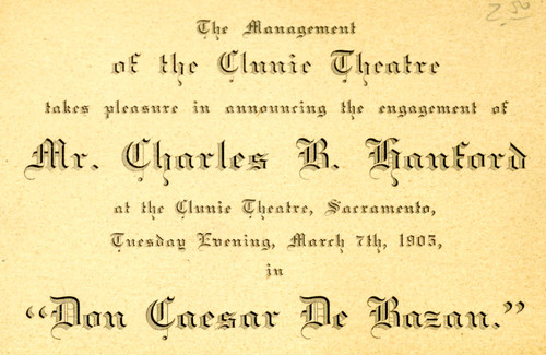 Clunie Theatre, Don Caesar De Razan